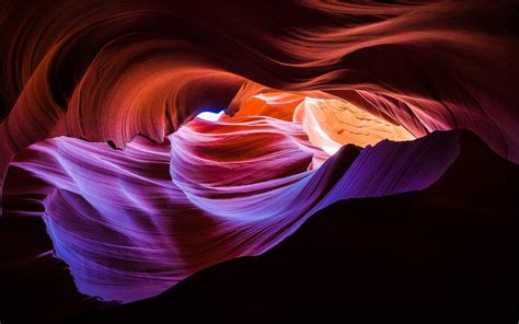 Nature Cave Stones Abstract Rock Antelope Canyon Arizona Usa