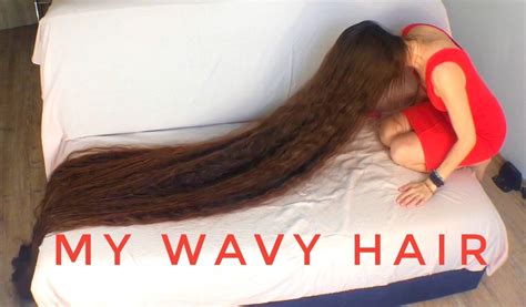 Wavy Hair Alechka Nasyrova Queen Of Super Long Hair