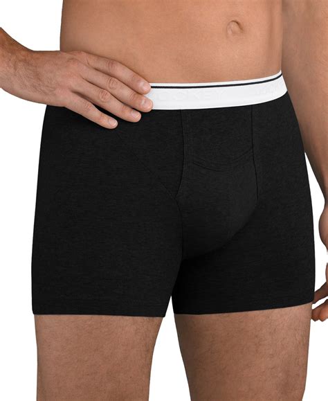 clothing shoes and accessories jockey generation men s 2 pack modal stretch boxer briefs black
