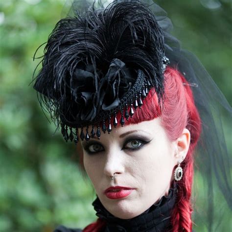 Gothic Headdress Headdress Gothic Gothic Hairstyles Goth Hair