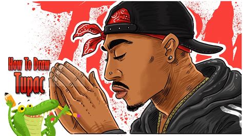 How To Draw 2pac Easy Youtube