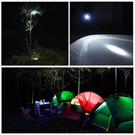 Portable Solar Powered Led Camping Lamp Rechargeable Collapsible