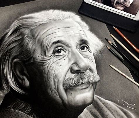 Albert Einstein Drawing By Ayman Arts No 1705