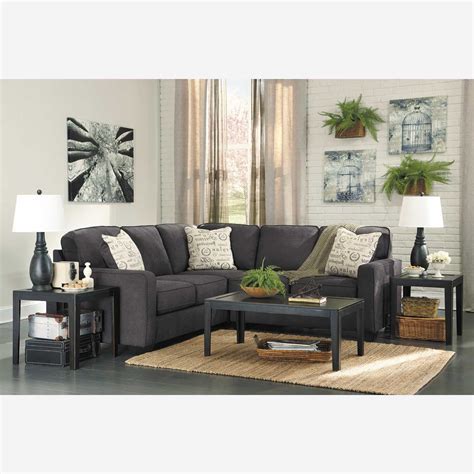 Stylish Alenya Script Sectional Sofa By Ashley Furniture Sleek
