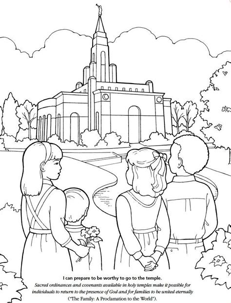 Even if you have a colour printer, i prefer the black and white version which the kids can colour in themselves. Pin by Crista Hark on LDS Children's coloring pages | Lds ...