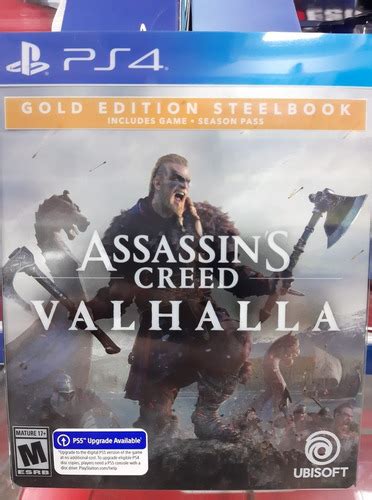 Assassins Creed Valhalla Gold Edition Steelbook Ps Nuevo Cuotas Sin