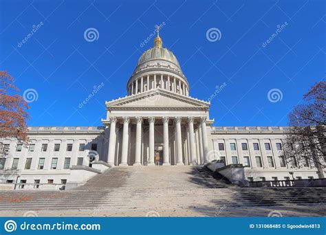 West Virginia Capitol Building In Charleston Stock Image Image Of