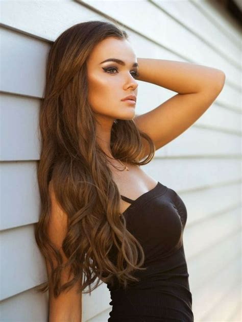 Model Arianna Biletskaya Pinner George Pin Long Hair Styles Beauty Beautiful Face