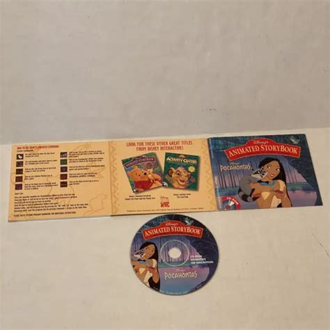 Disney Pocahontas Animated Storybook Pc Cd Rom Interactive Story 1995