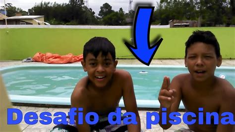 Desafio da piscina and playground. Desafio da piscina - INÉDITO - YouTube