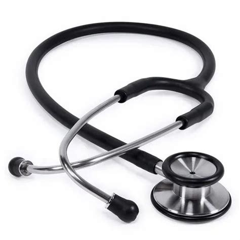 Single Sided Black Medical Doctor Stethoscope Rubber For Hospital At