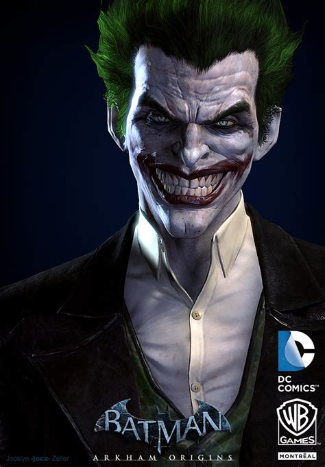 Artstation Batman Arkham Origins Joker Portrait