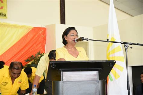 United National Congress Speech By The Honourable Kamla Persad