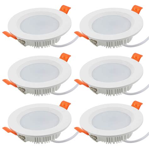 Buy Mzming 6 Pieces Led Recessed Ceiling Lights 7w Led Downlights