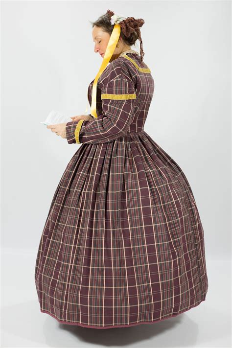 Day Dress 1860victorian Day Dress Dress Second Empire Etsy