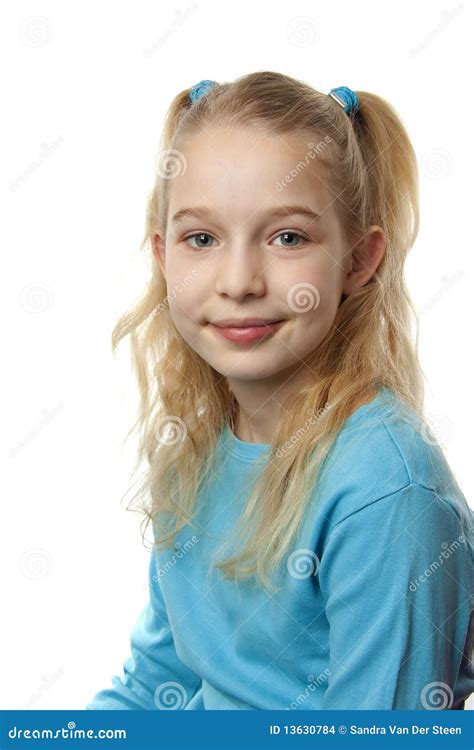 Portrait Of Young Girl Stock Photo Image Of Child Portrait 13630784