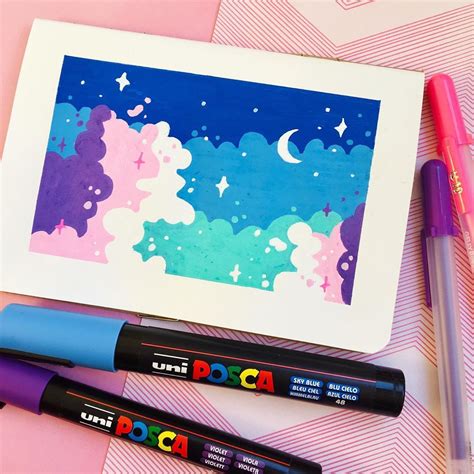 Vicky Neville On Instagram Recently Bought A Bunch Of Posca Pens And Some New Gellyroll Pens