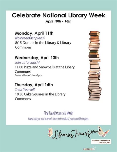 College Library News Celebrate National Library Week