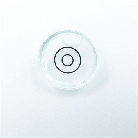 Qase 179mm Circular Bubble Level Vial Glass Spirit Level Measurement