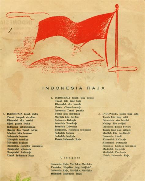 Lagu Indonesia Raya And Sejarahnya Cara Dan Tips