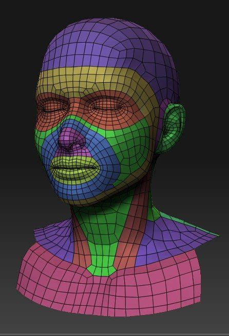 face topology character design character modeling