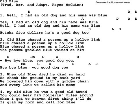 Old Blue By The Byrds Lyrics And Chords