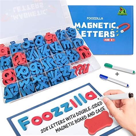 Foozilla Magnetic Letters Abc Learning And Spelling Set For Kids