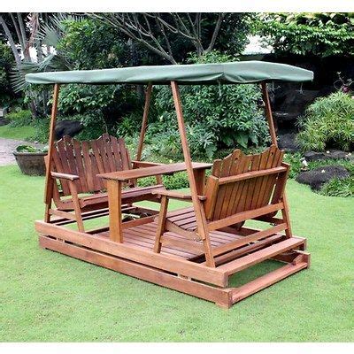 1 double swing bed with canopy. Deluxe Double Glider with Sunbrella Fabric Canopy | Patio ...