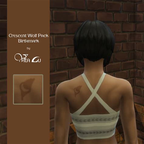 The Sims 4 Crescent Wolf Pack Birthmark 1 89 214 Download On