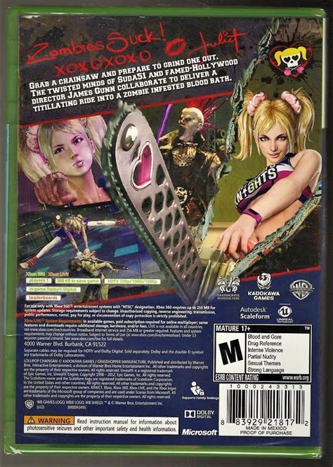 Lollipop Chainsaw Xbox 360 Brand New Factory Sealed Us Version Xbox