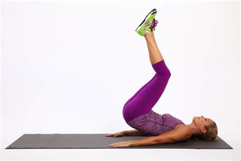 reverse crunch flat belly time your no equipment abs workout popsugar fitness uk photo 6