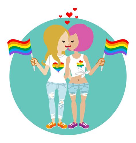 Clip Art Of A Lesbians Kissing And Illustrations Royalty Free Vector Graphics And Clip Art Istock