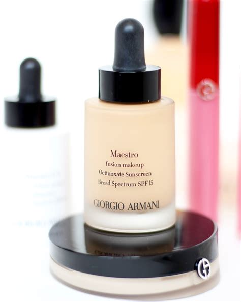 Giorgio Armani Maestro Foundation Review Beauty Detour