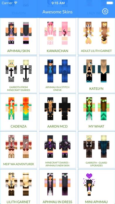 Aphmau Skins For Mcpe Best Aphmau Skins For Minecraft Pocket Edition Iphone App