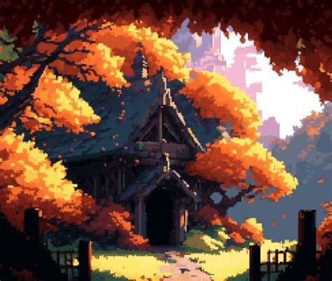 Pixelart Interpretation Autumn Leaves Wala Wala Games