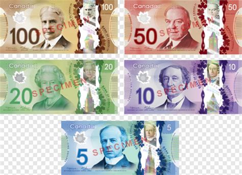 100 Dollar Bill Canadian Frontier Banknotes Faces Hd Png Download