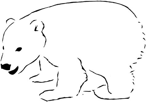 Polar Bear And Penguin Coloring Pages