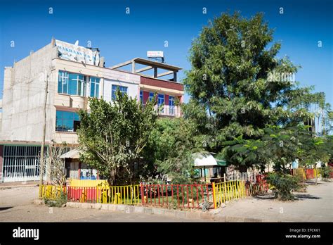 Streets Of City Of Shire Tigray Ethiopia Africa Stock Photo Alamy