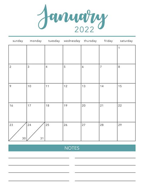 2022 National Day Calendar Free Printable