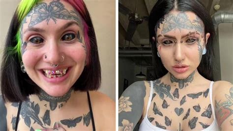 Woman Covered In Tattoos Shares What She Looked Like Before