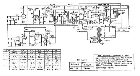 Marshall Jcm 800 2205 Wiring Diagram Schematic