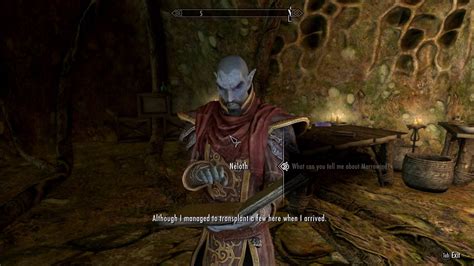 Tes V Skyrim Dragonborn Dlc Master Neloth Talks About Morrowind