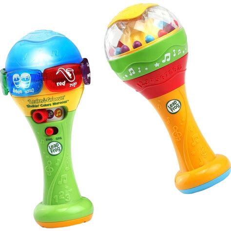 Leapfrog Learn And Groove Shakin Colors Maracas Bilingual Music Toy