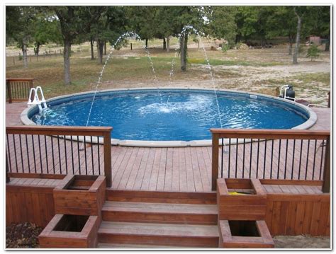 Round Pool Deck Plans Decks Home Decorating Ideas 9y8dybdw5v