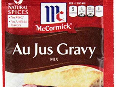 Au Jus Gravy Mix Dry Nutrition Facts Eat This Much