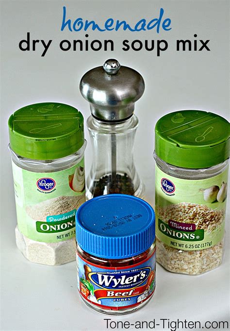 Homemade Dry Onion Soup Mix Recipe Tone And Tighten