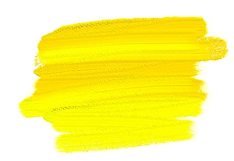 Yellow Brush Stroke Watercolor Brushstroke Oilpainting