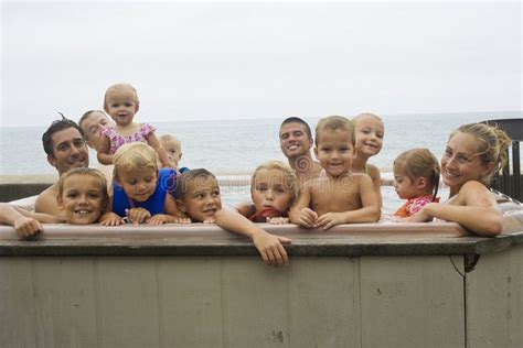 fun in the hot tub cousins nieces nephews aunts and uncles all having fun to spon