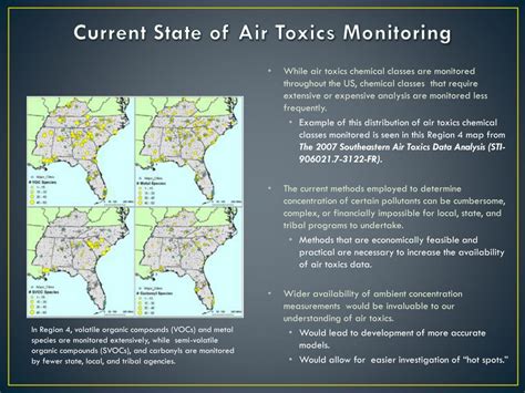 Ppt Us Epa Community Scale Air Toxics Ambient Monitoring Grant
