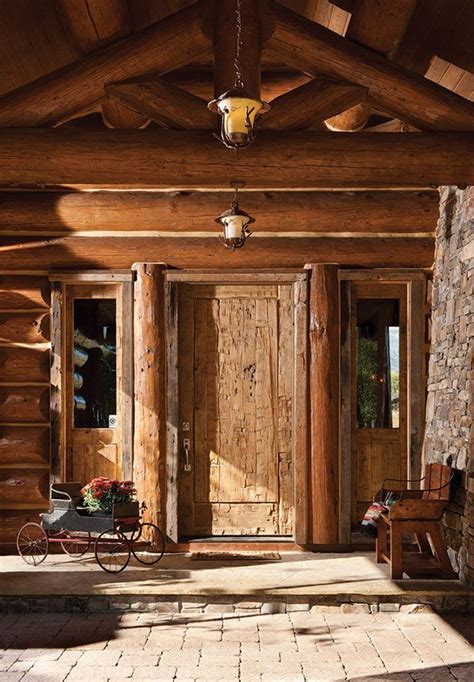 It makes sense that people assume log cabins are susceptible to fire. This Gorgeous Log Cabin Pays Homage to Our National Parks ...